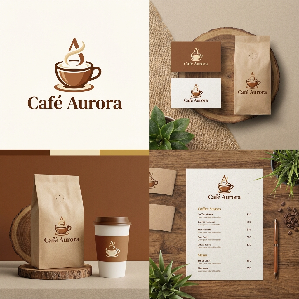 Branding Café Aurora