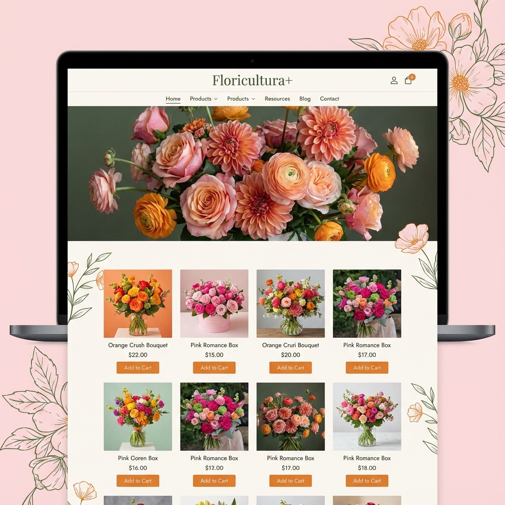 Loja Online Floricultura+